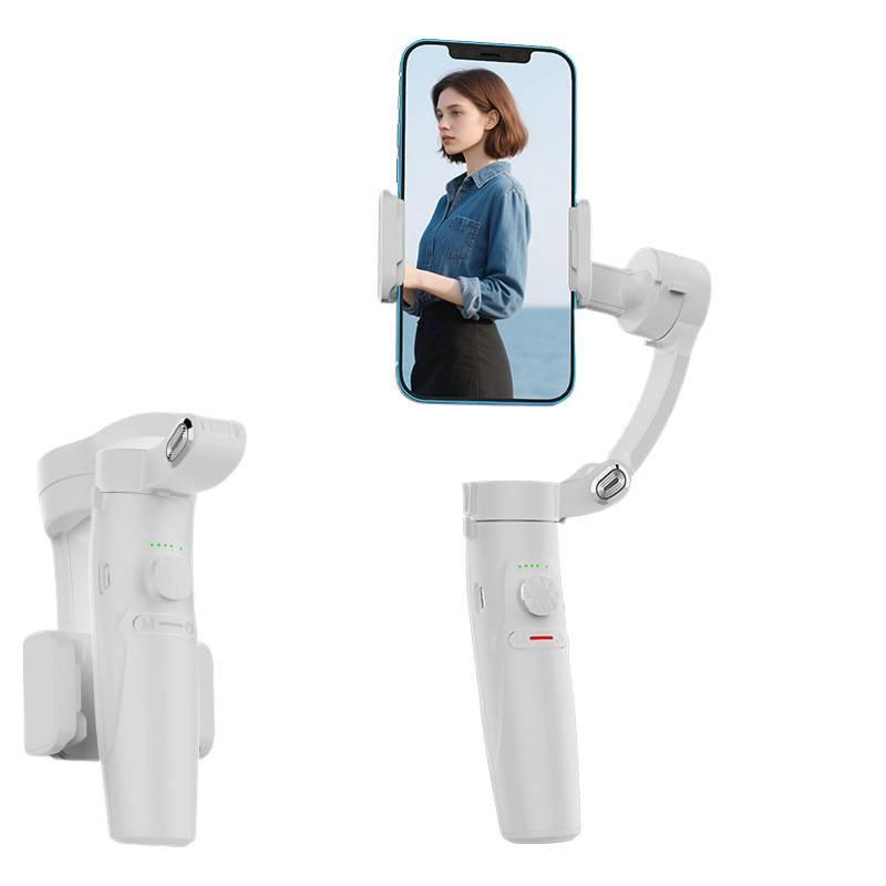 Three-Axis Handheld Gimbal for Smartphones with Face Tracking and Anti-Shake for Live Streaming and Photography