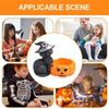 Vintage Pumpkin Candelabra Cartoon Ghost Candlestick Halloween Candle Holder  Table Centerpiece