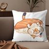 fashing animal companion patterns Pillow Case Silky elegant Comfort Sofa Bed Invisible zipper