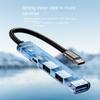 4 In 1 USB C Hub Type C Splitter USB C to USB2.0/USB3.0/PD Multiport Adapter for Laptop Cellphone Tablet Accessories