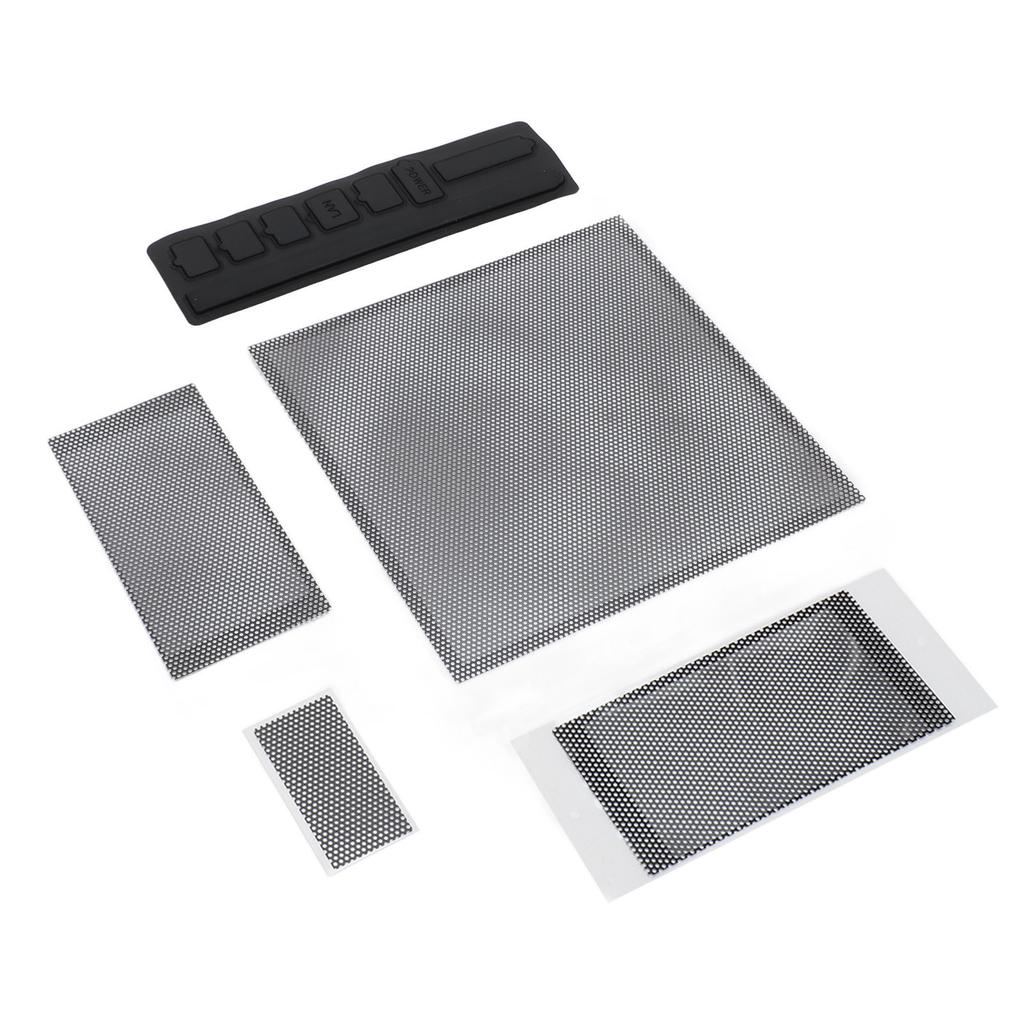 Staubschutzstopfen Filterset für Xbox Series X Silikon Schmutzdicht Staubschutz Abdeckung Hülle Mesh Filter Kit für Xbox Series X
