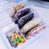 100pcs/pack Resealable Ziplock Bag Self Seal Clear Food Storage Bag Package Zip Lock Plastic Bag Reclosable Fresh Bag Organizer