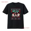 Norwegian Uff Da Christmas T Shirt Vintage Washed Graphic For Everyday Wear Homme Slightly Casu