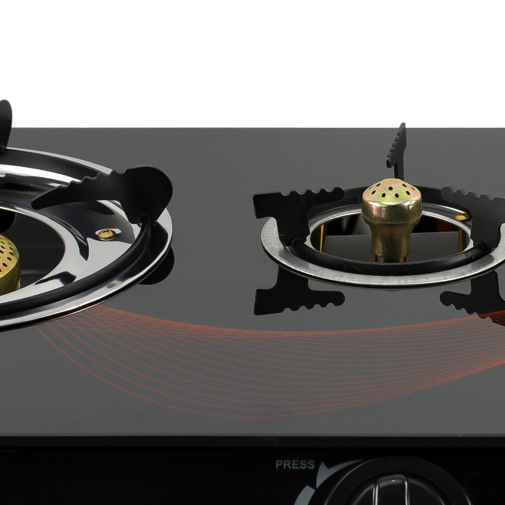 European-Style Three-Burner Stove, Simple Three-Burner Gas Stove