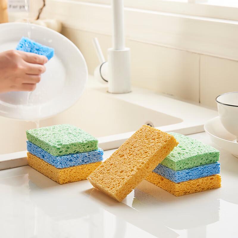 Fresh Life Wood Pulp Cotton Scrubber Blocks