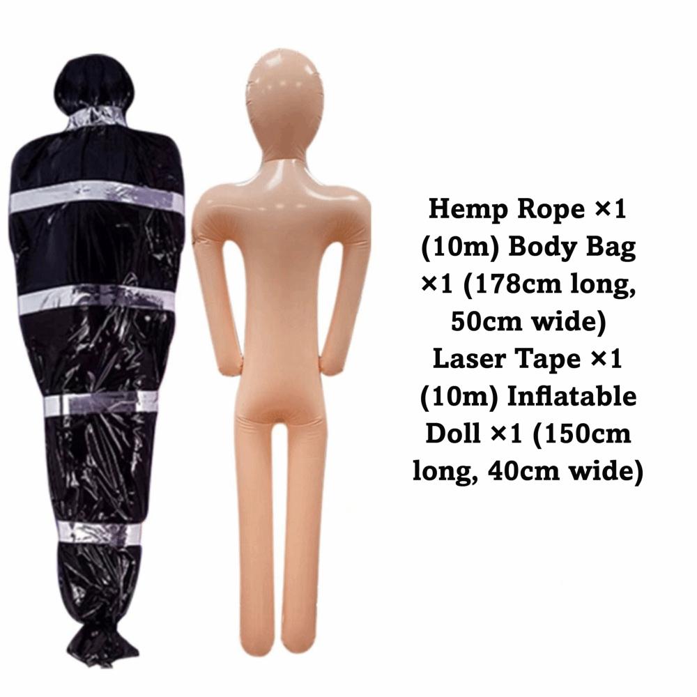 

Black Hanging Corpse Scary Halloween Ornament Decor Prop Dead Victim Props Garden Style B