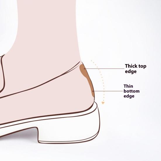 Heel Pads for High Heels Pain Relief Anti-wear Cushion Soft Sponge Shoe Sticker Foot Care Liner Insert Pad Insole Grip Protector