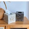 Light Luxury Tissue Box Household Extractable Napkin Paper Living Room Table Decorative Ornaments