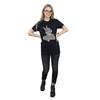 Bambi Damen/Damen Klassisches Klopfer Baumwoll-Boyfriend-T-Shirt
