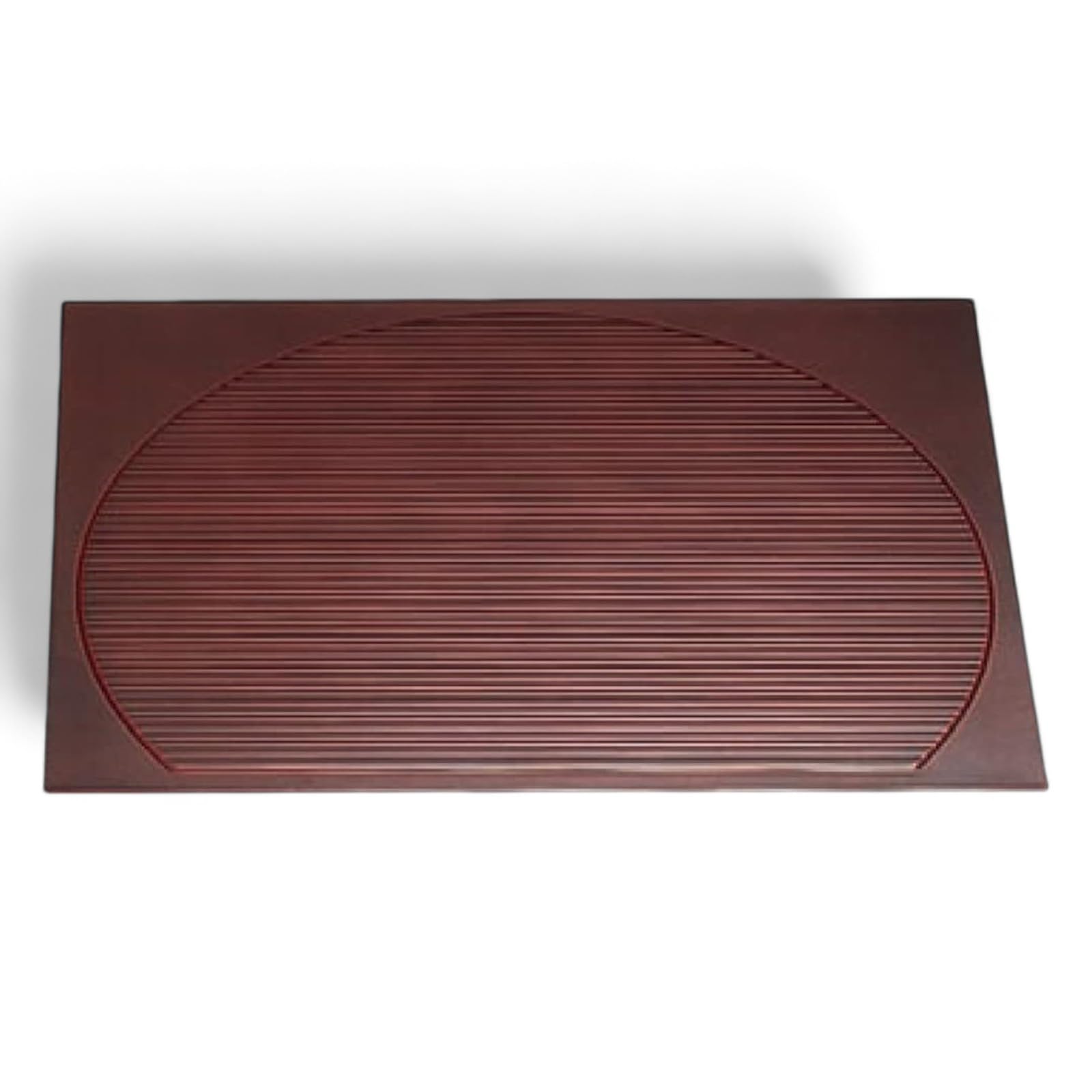 

Tabletop Tray Tamuke Lacquerware Made in Japan J-kitchens 3-Shaku Half-Moon (Tray) 38cm, (ABS Resin),
