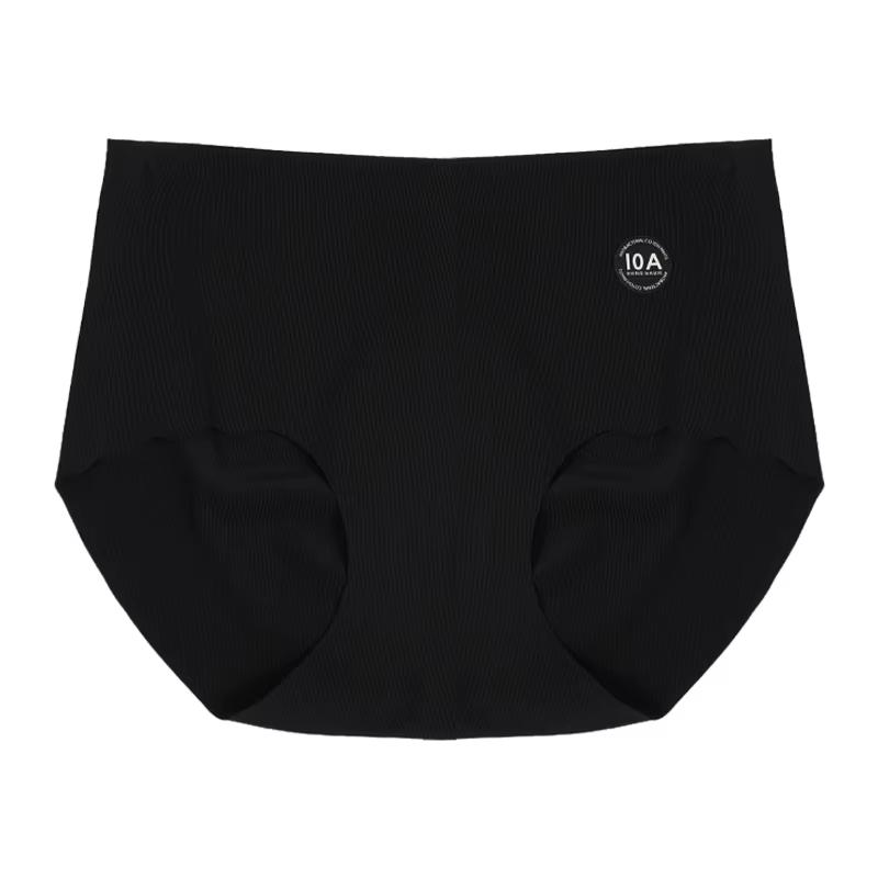 

Женское нижнее белье Ice Silk, трусики с длинным шаговым швом для девочек, спортивные трусы для йоги M чёрный