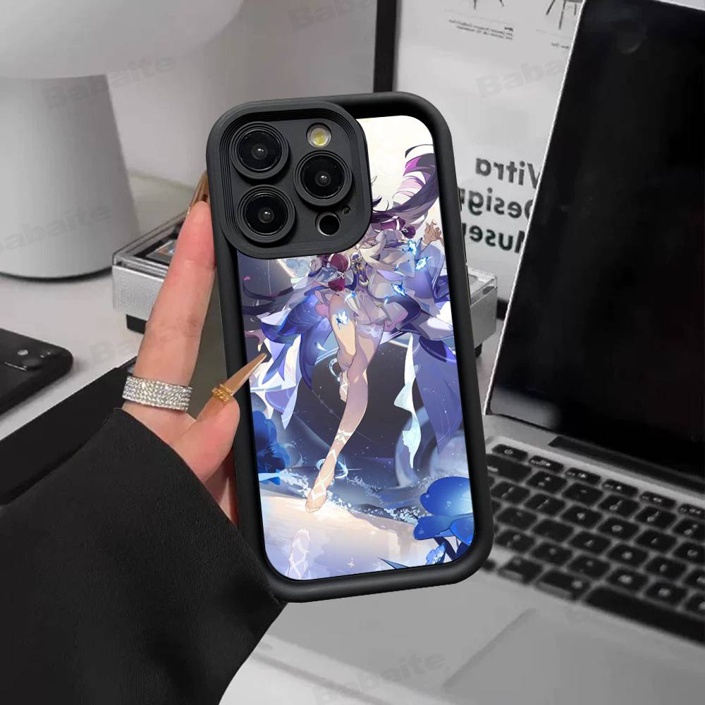 Genshin Impact Columbina TPU Phone Cover For iphone 17 16 15 14 13 12 11 Pro Max Plus Case Cover