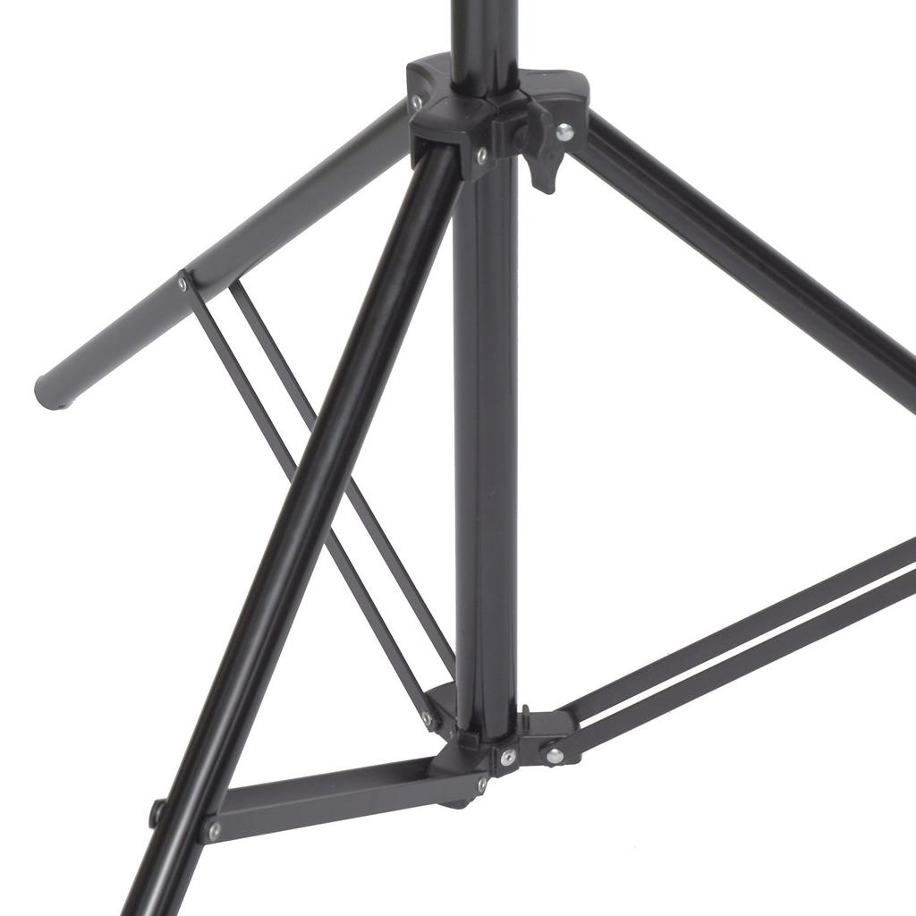 Etsumi 2800mm Light Stand, Maximum Extension of 280cm, 4 Sections, with Air Cushion, for Strobe, Video Light, and Softbox (E-6741)
