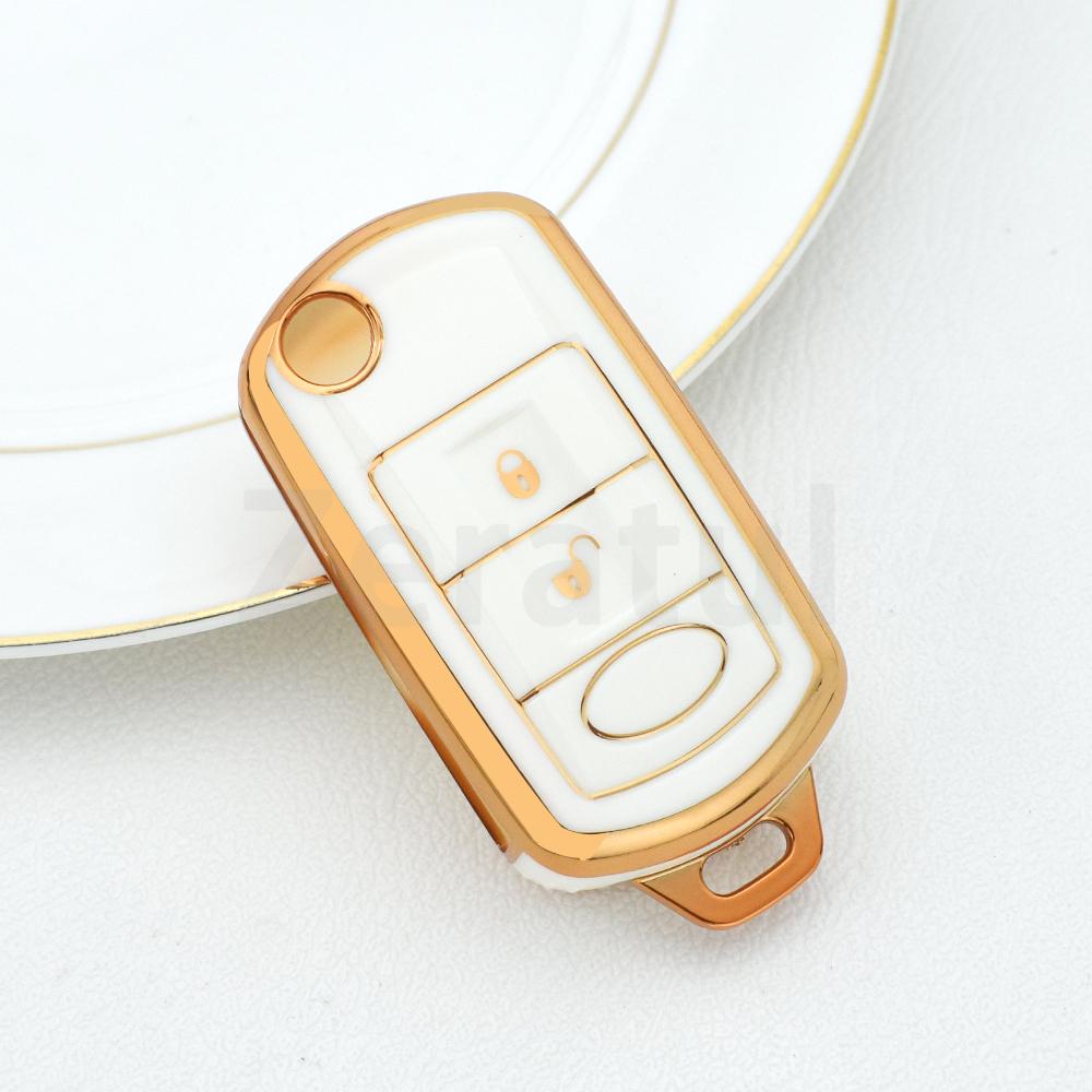 Soft Tpu Car Key Case Shell Fob Cover For Range Rover Sport Vouge Land Rover Discovery 3 2006 2007 2008 2009 Keyless Protector