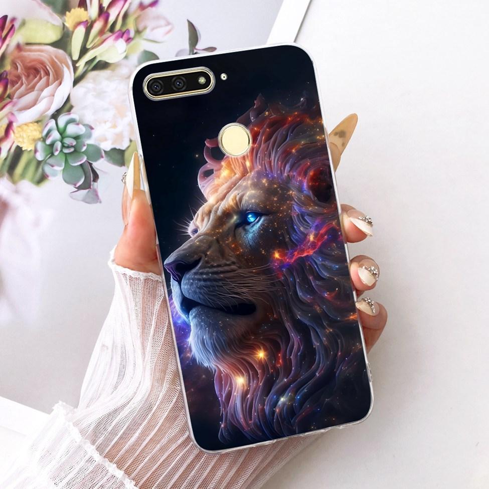 For Huawei Y6 Prime 2018 Case Transparent Cute Fashion Butterfly Funny Painted Casing For Huawei Y6Prime 2018 ATU-L31 ATU-L42