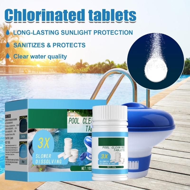 Solar Pool Floating Chlorine Dispenser Swimming Pool Chlorine Floater Bromine Tablets Dispenser  Storage Organizer