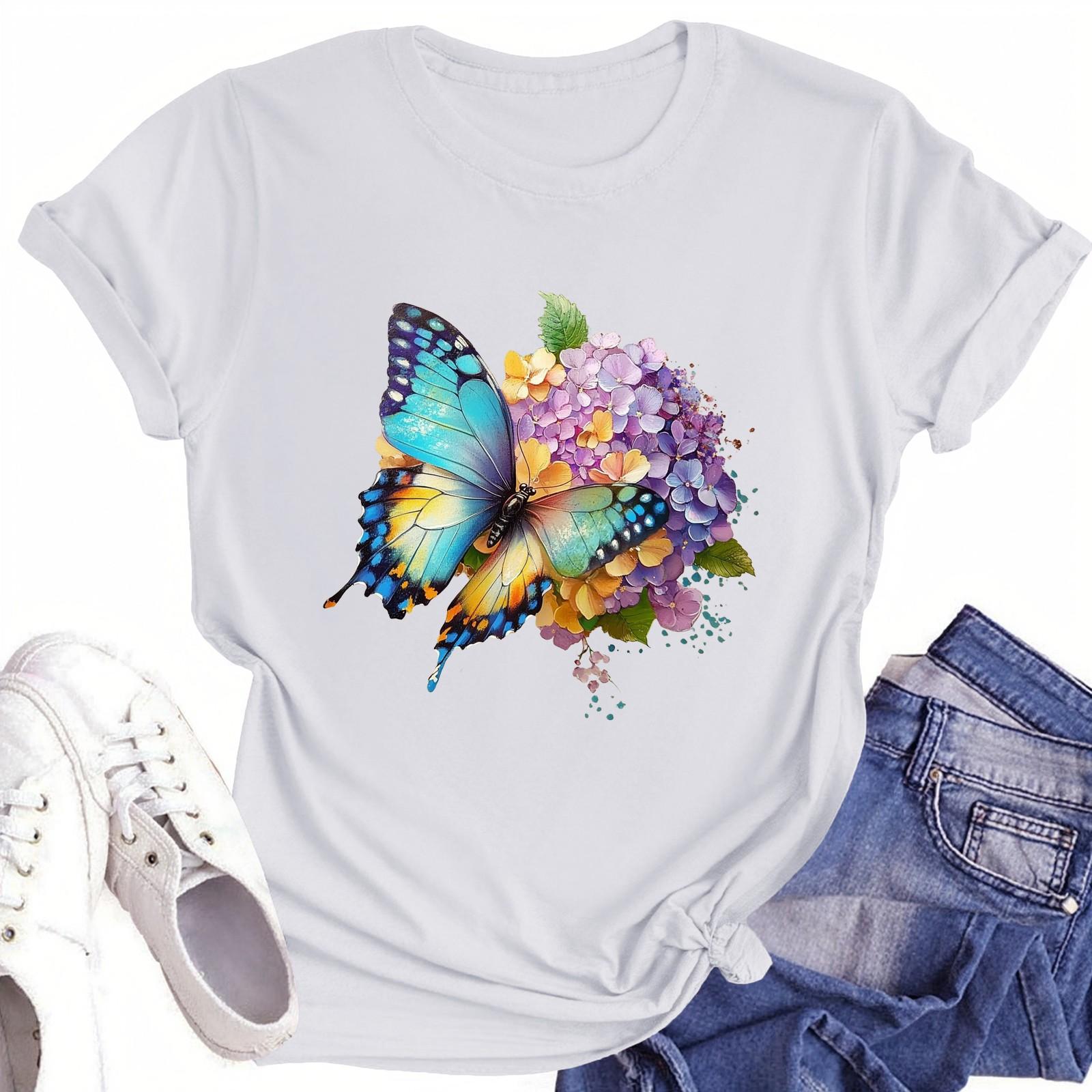 

Футболки с короткими рукавами для женщин, модные топы, легкие и мягкие повседневные летние наряды, одежда M белый