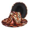 Men Female Letter Fedora Pattern Hats Casual Vintage Autumn Winter Leopard Caps Jazz Outdoor Designed Luxury Hat Sombreros Gifts