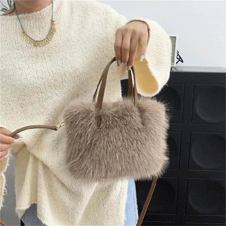 Versatile Plush Shoulder Bag Convenient and Practical Crossbody Bags Handbag