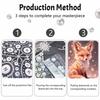 Pearl Painting Kit DIY Fantasy Glowing Fox Home Decoration Painting