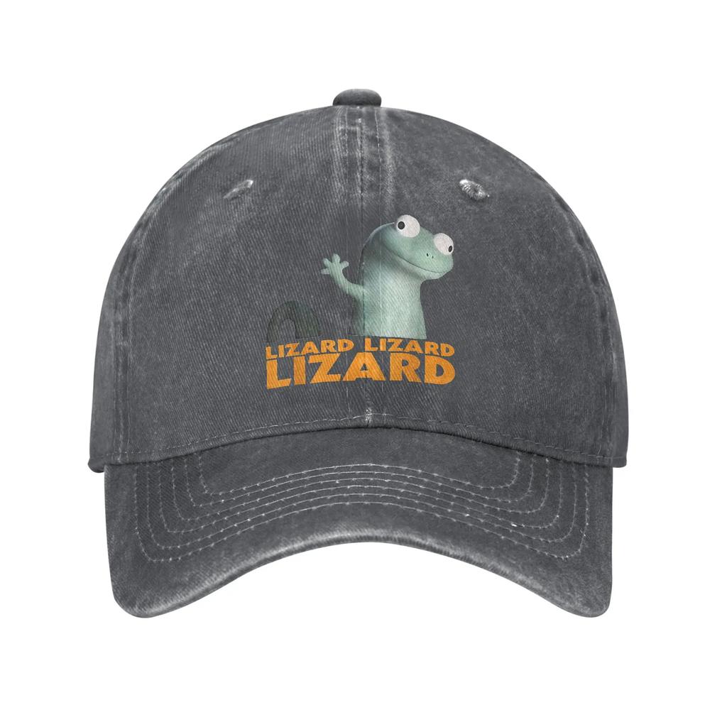 Baseball Cap Lizard Lizard Lizard Meme Summer Trendy Trucker Hat Women Men Print Hunting Camping Hot Sale Snapback Cap