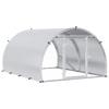 Chicken Coop Silver 200 X 150 X 100 Cm Galvanized Steel