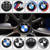 4 Stück 68mm Auto-Radnabendeckel-Logo ist geeignet für BMW 1 3 4 5 6 7 Serie M1x3 X6 X7 E36 E39 E46 E60 E90 Zubehör.