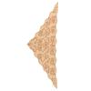 French Lace Flower Bandana Triangle Head Scarf Comfortable Polyester Multiuse Headwear For Women Casual and Travel Wear