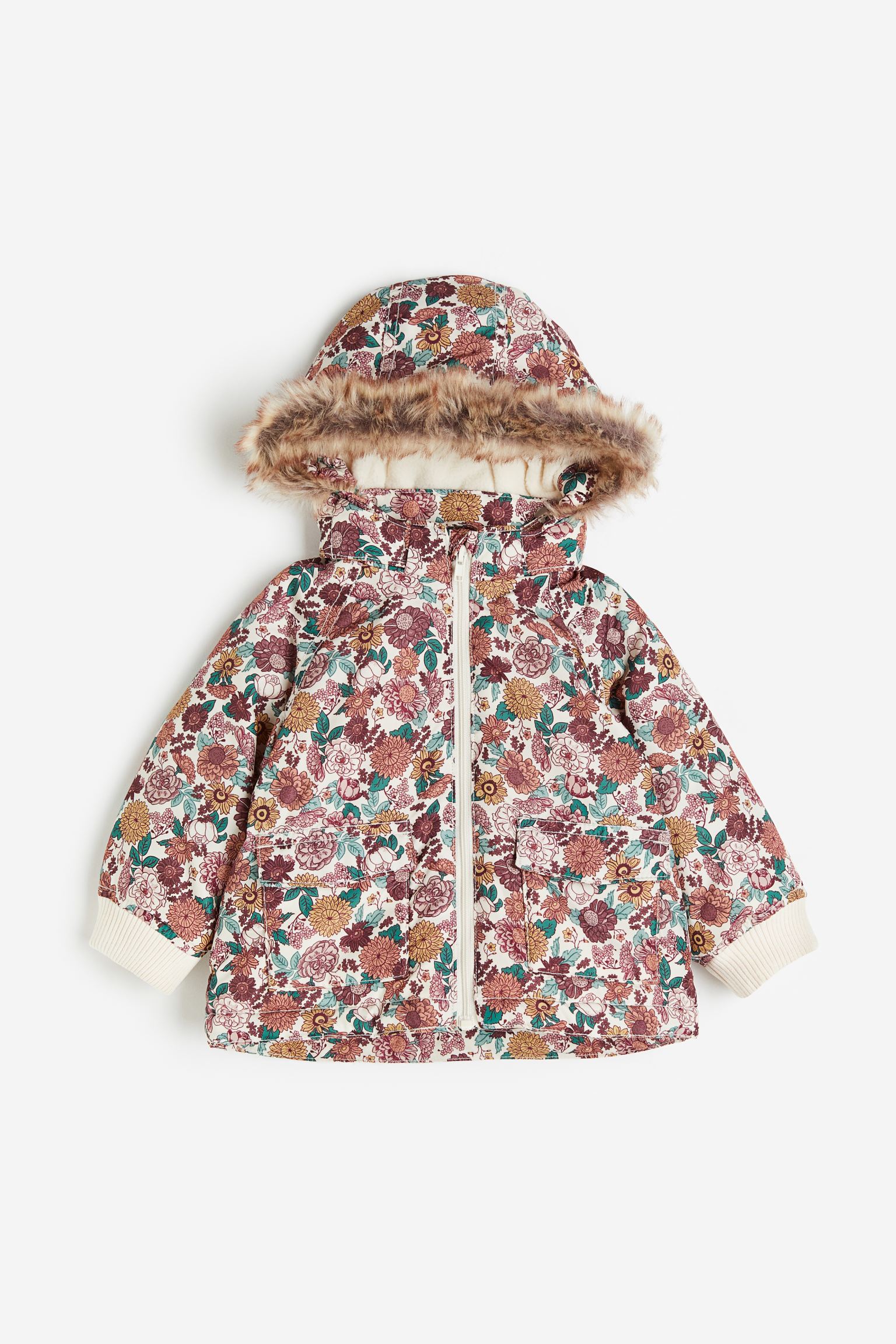 

Hooded padded jacket