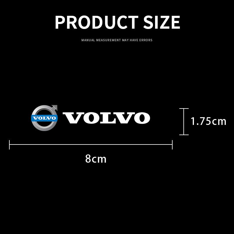 Kreativa klistermärken emblem Auto Dekor Dekaler Bilfönster Torkarklistermärken för Volvo R Design T6 AWD C30 C40 C50 C70 S40 S60 S70 S80