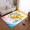 Colorful Cartoon Pokemon Characters Carpet for Living Room Decor Suitable for Use As an Anti-slip for Living Room Bedroom Sofas