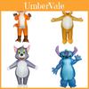 Fantasia Inflável Patrick Estrela Stitch Tom e Jerry Para Crianças e Adultos Perfeita Para Halloween e Eventos de Cosplay