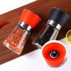 Manual Salt Pepper Grinder Stainless Steel Glass Spice Bottle Household Kitchen Gadgets