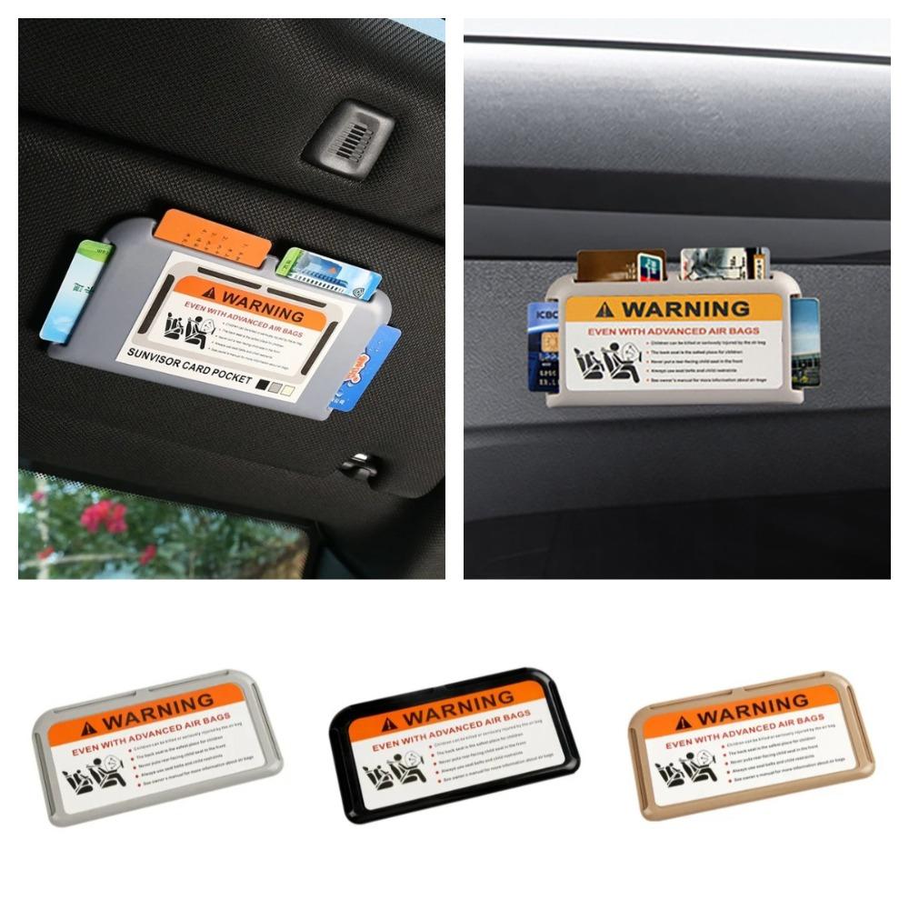 Multifunctional Car Sunshade Card Holder Sun Visor Organizer  for Stowing Tidying