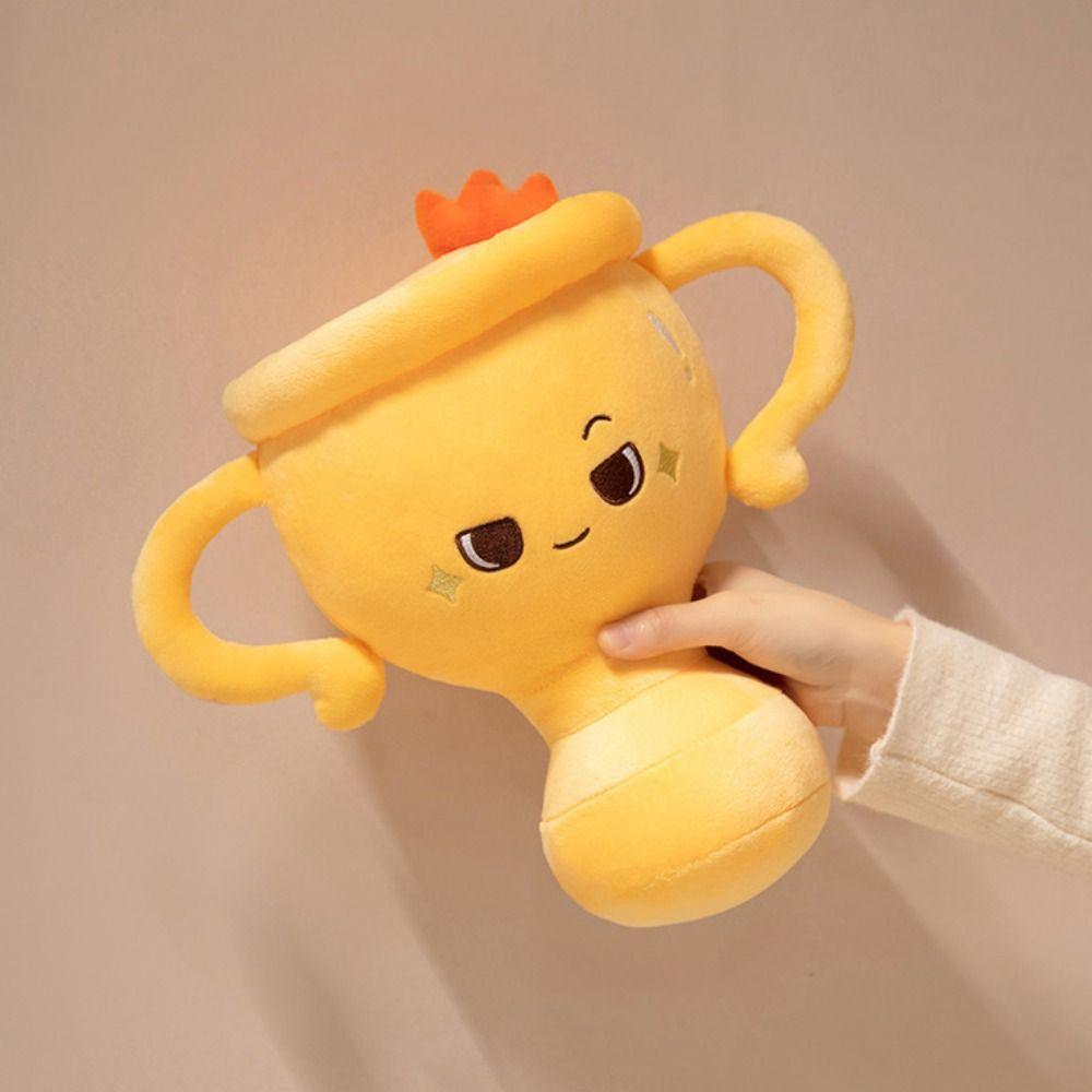 Simulation Trophy Shape Plush Doll PP Cotton Stuffed Animal Plush Toys  New Year
