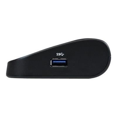 USB 3.0 dokkingstasjon - STARTECH.COM - Dobbel skjerm - HDMI og DVI/VGA - GbE og lyd