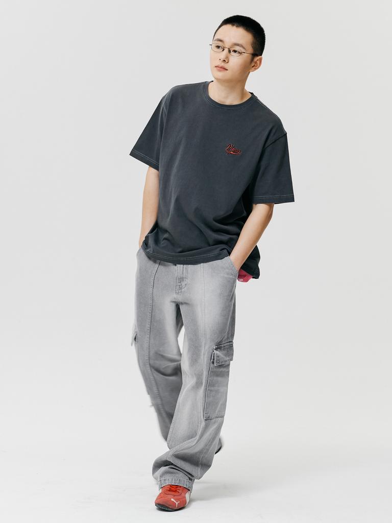 PHYSICAL DEPARTMENT Small Star Tail Short Sleeve T-Shirt Pigment Pink