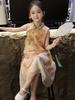 2026 New Summer Cheongsam: Girls' Chinese-Style Tang Suit Dress