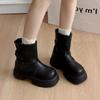 Women Ankle Boots Platform Chunky Shoes 2025 Trend New Winter Chelsea Snow Boots Casual Party Brand Woman Botas Mujer