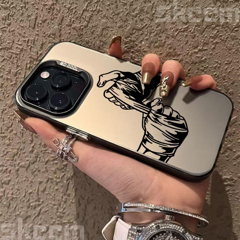 Boxweltmeister-Thema IMD Handyhülle für iPhone 16 15 14 13 12 11 Pro Max 7 8 Plus X XS XR 16E Stoßfestes Hartschalencover