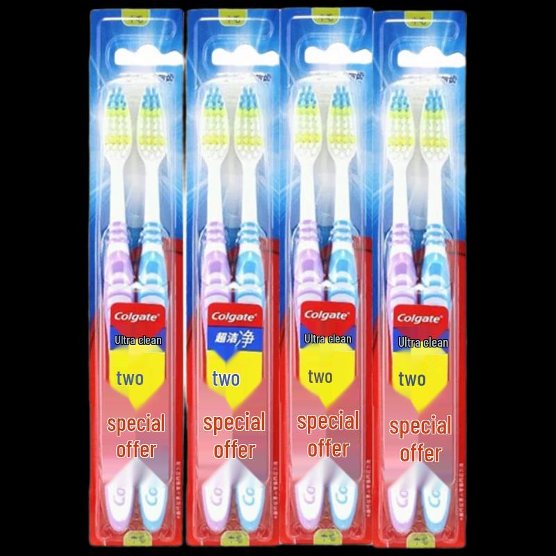 Colgate Ultra Clean Medium Bristle Toothbrush - 8 Count