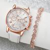 Women'S Watch Geneva Fake Three-Eyed Strap  Women'S Roman Indexes Women'S Watch
