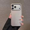 Aluminiumlegierung Handyhüllen für iPhone 18 17 16 15 14 Pro Max 3D Wellenstreifen Rückseite Luxus Business Gepäckabdeckung für Rimowa