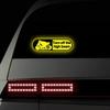 Vesvory Turn Off Your High Sticker Funny Bumper Sticker Decal Safety Warning Sign Reflective