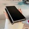 For Samsung Galaxy Z Fold 8 7 6 5 4 Case Magnetic Leather Deer Pattern Hinge Thin Shockproof PC Wireless Charge Cover For ZFold7