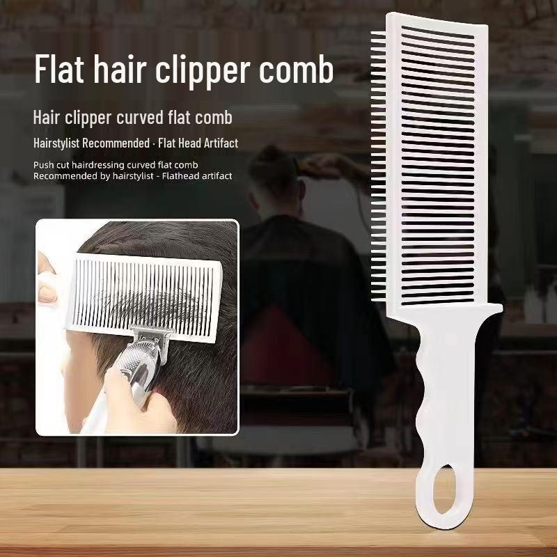 Men's Haircut Positioning Clip & Leveling Comb Set