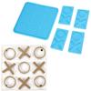 Tic Tac Toe Game Board and X O Silicone Molds Set Epoxy Resin DIY Art Craft Mold for Christmas NightA Art Crafts Tools