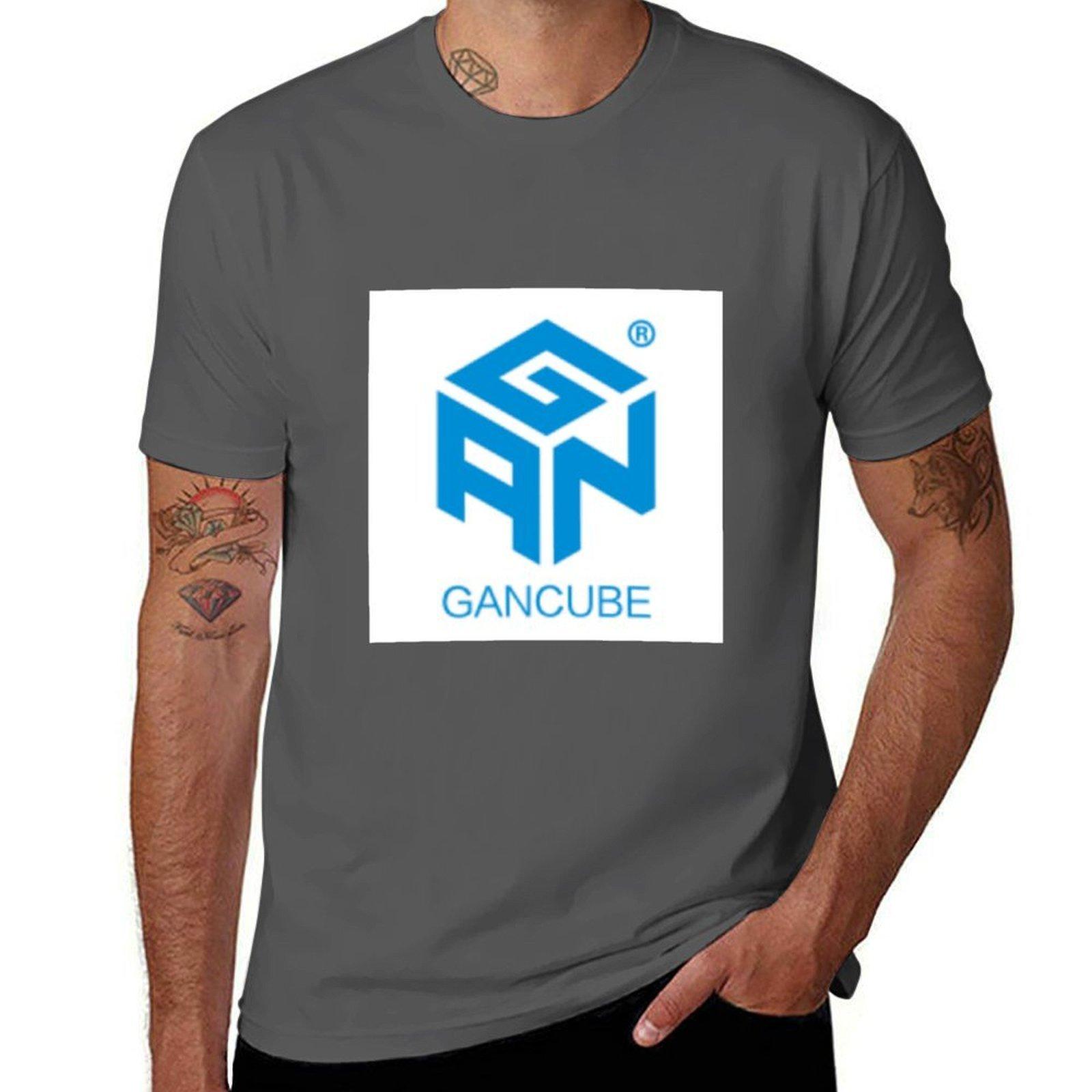 

Gancube TShirt Basic All Season Solid TShirt 4XL