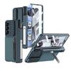 Samsung Z Fold 6 Penhouder Scharnierende Mobiele Telefoonhoes Fold6 Kaartzakje Raambeschermer Houder