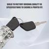 Car Ignition Switch Easy Installation for 106 405 Automotive Accessories Replacement Starter Switch with 2 Keys